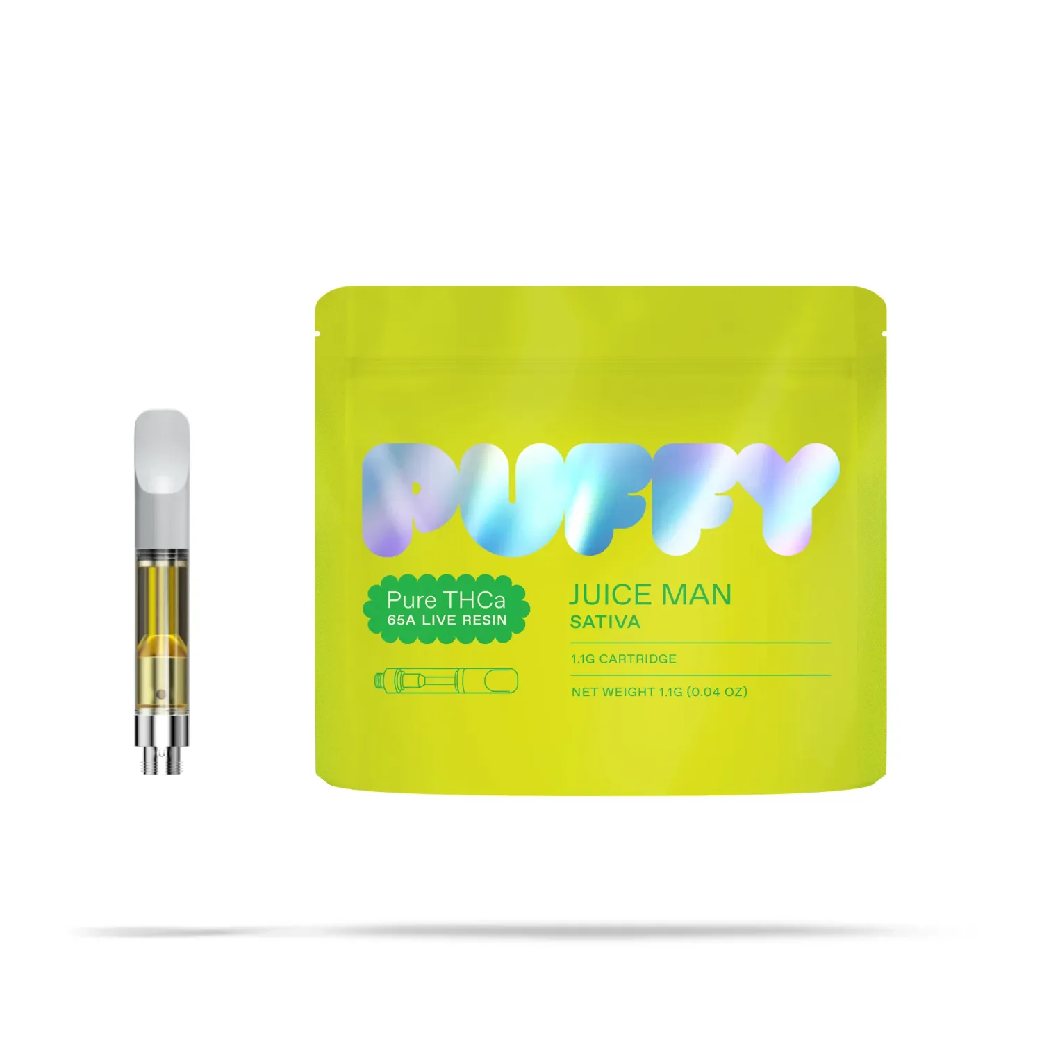 Pure THCa Cart | Juice Man, Weight: 1g