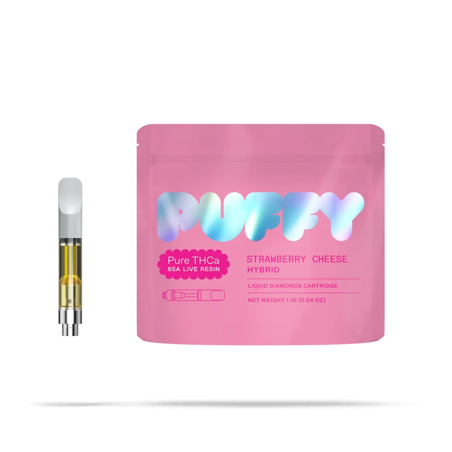 Pure THCa Cart | Strawberry Cheese, Weight: 1g