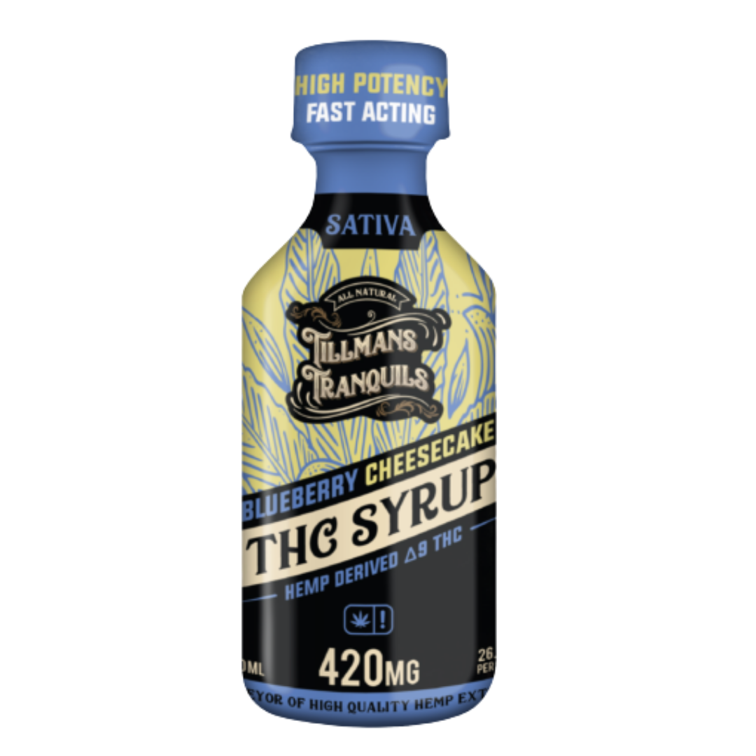 THC Syrup | Blueberry Cheesecake