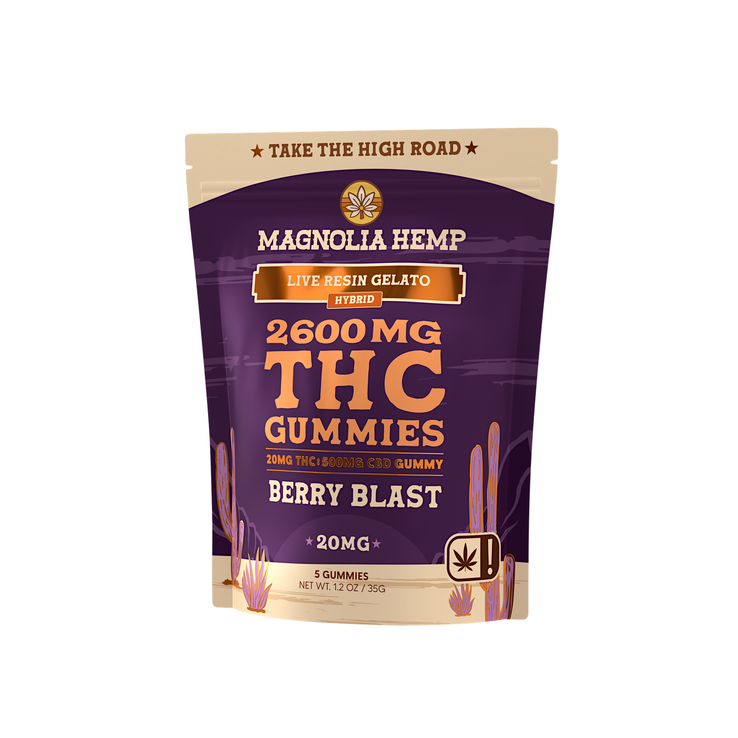 THC Gummies | Berry Blast, Size: 100mg