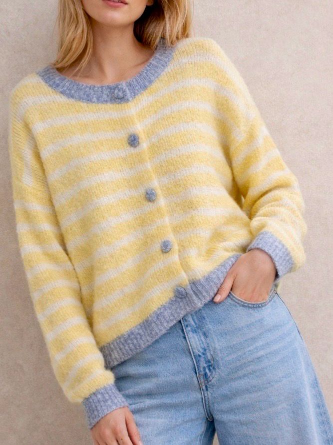 Striped cardigan