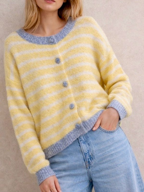 Striped cardigan