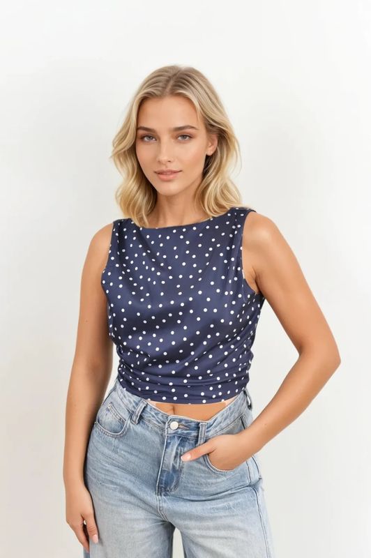 Polka dot top