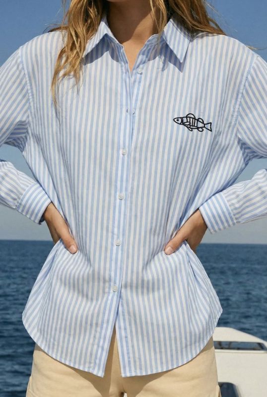 Striped fish shirt