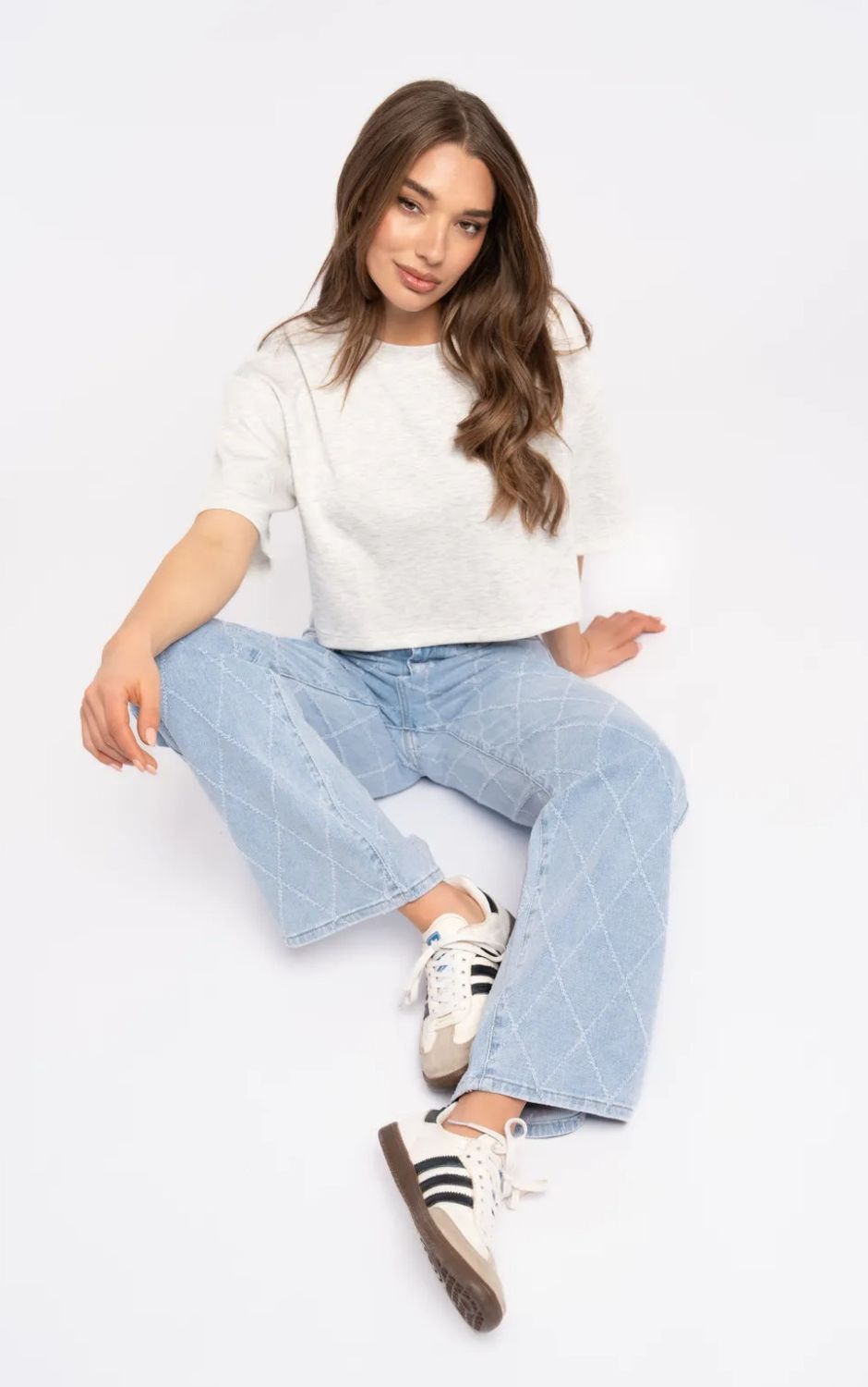 Straight leg denim