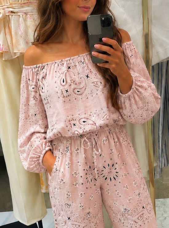 Linen bandana top