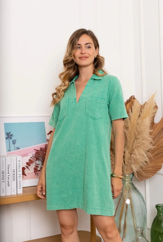 Denim dress