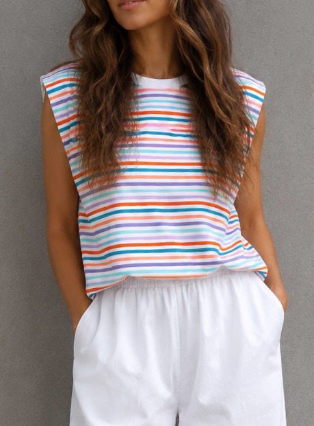 Striped tee