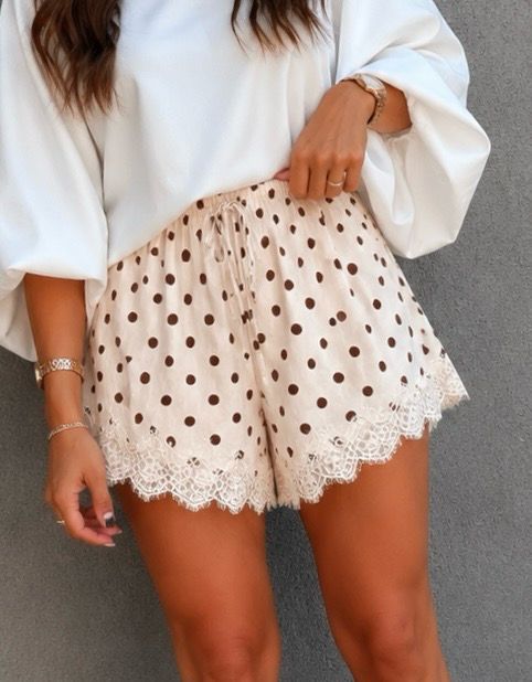 Polka dot shorts