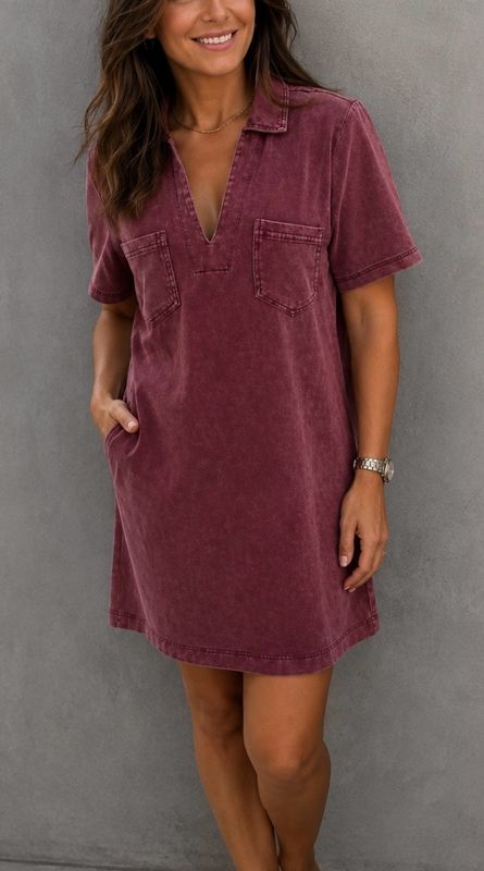 Denim dress