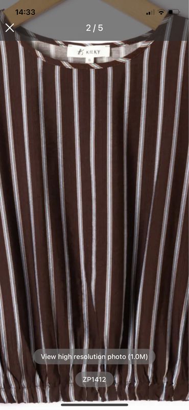 Striped skirt + top