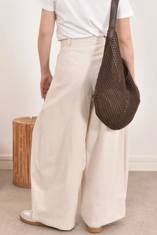 Balloon pants beige