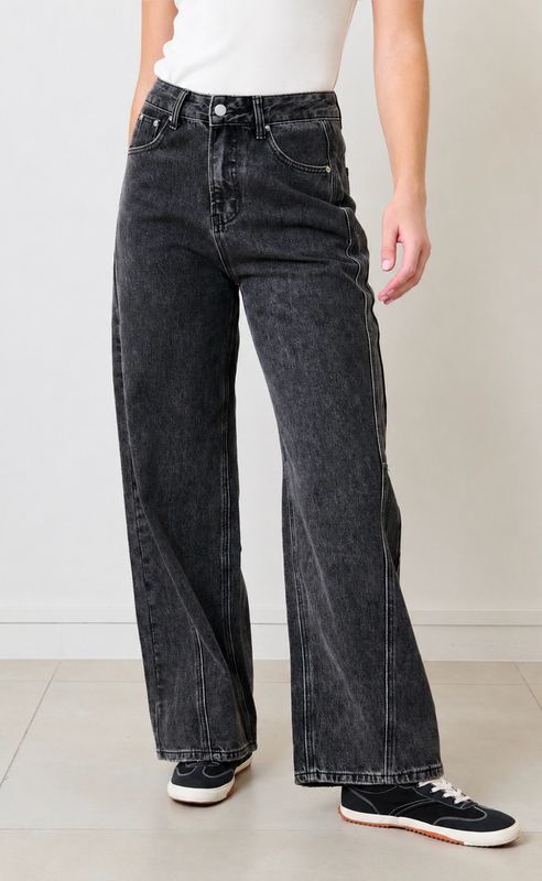 Washed denim