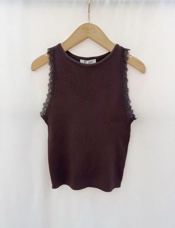 Knitted top brown