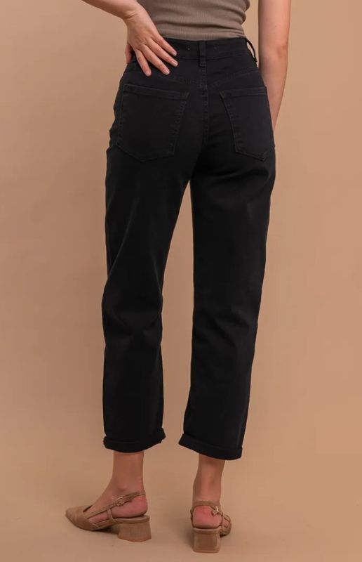 Mom denim black