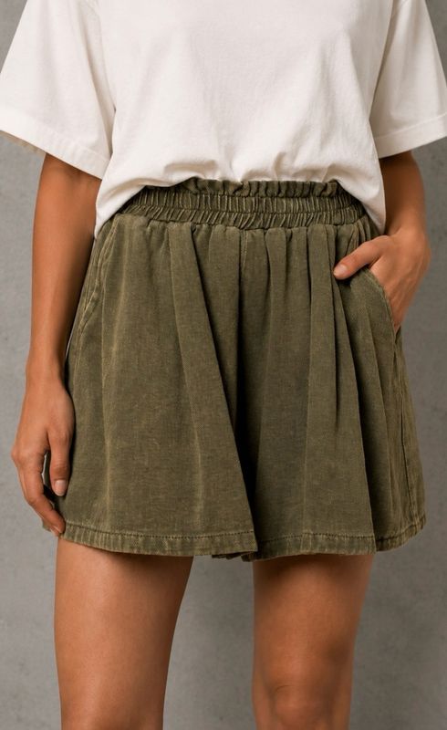 Demi shorts kaki