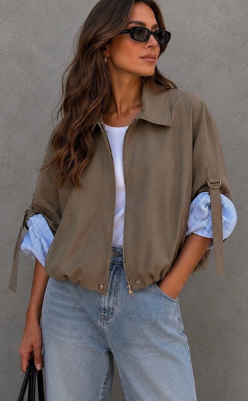 Nora jacket taupe