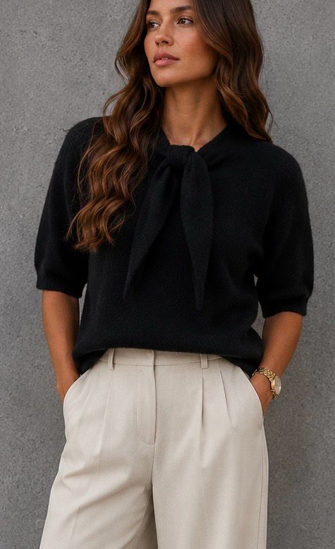 Tyler knit black