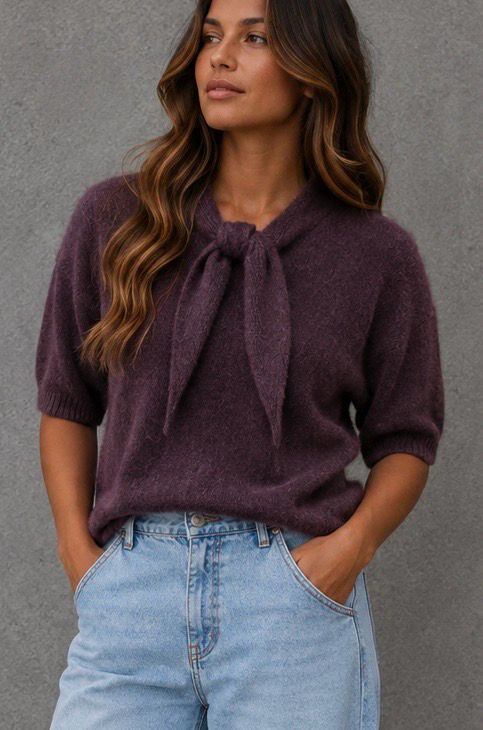 Tyler knit burgundy