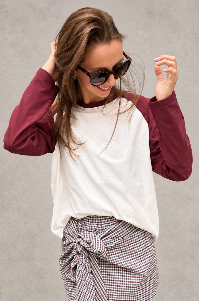 Tornillo longsleeve burgundy