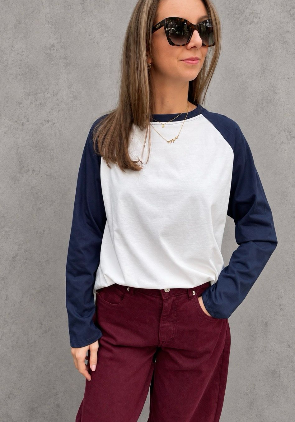 Tornillo longsleeve navy