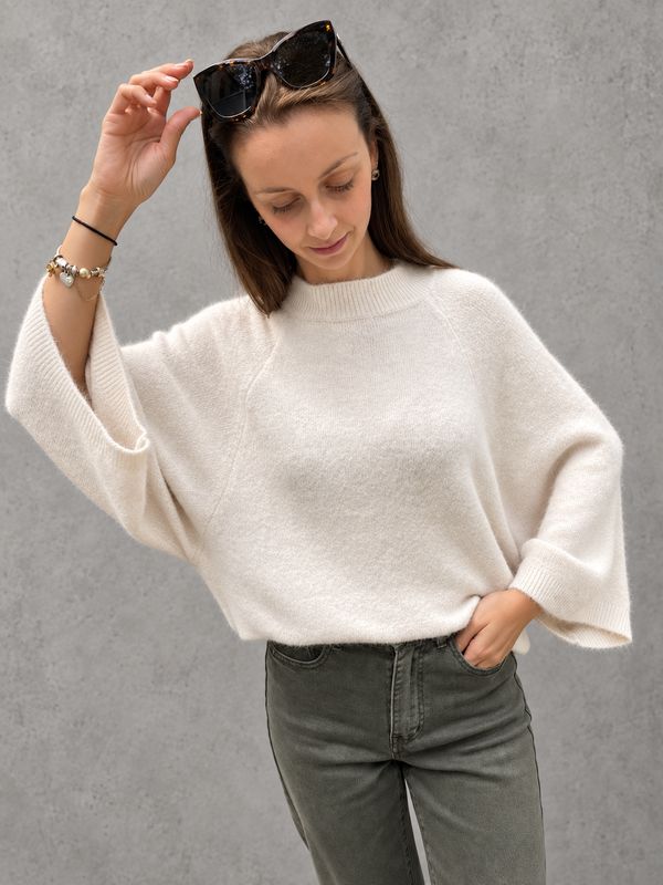 Hartley angora knit beige