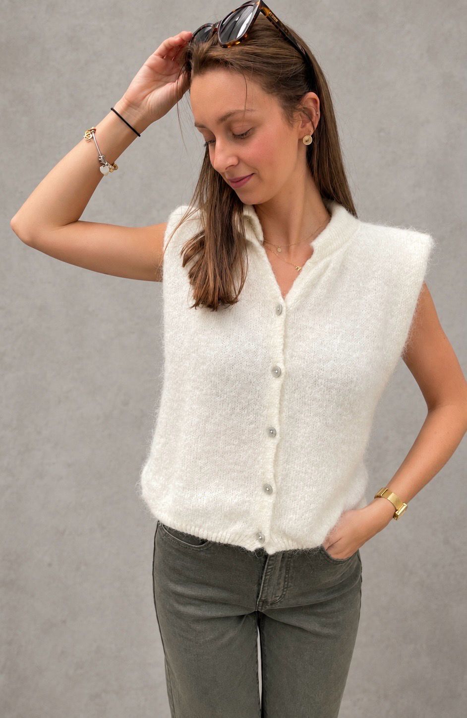 SL mohair vest