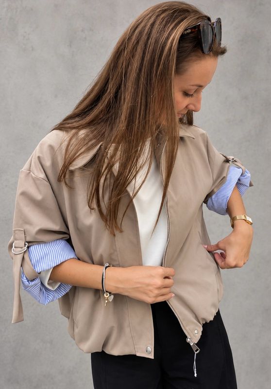Nora jacket taupe