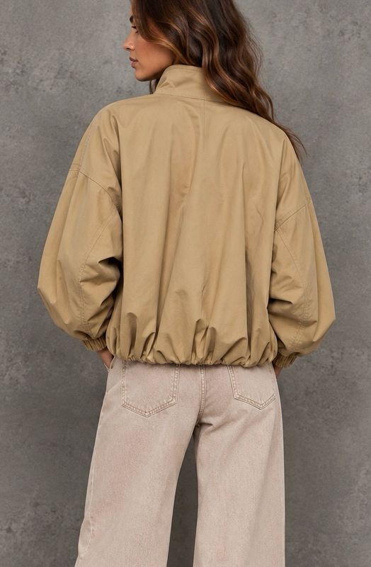 Balloon jacket camel