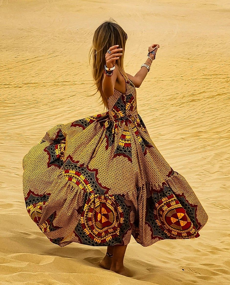Sukienka afrykańska Sahara