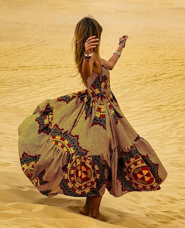 Sukienka afrykańska Sahara