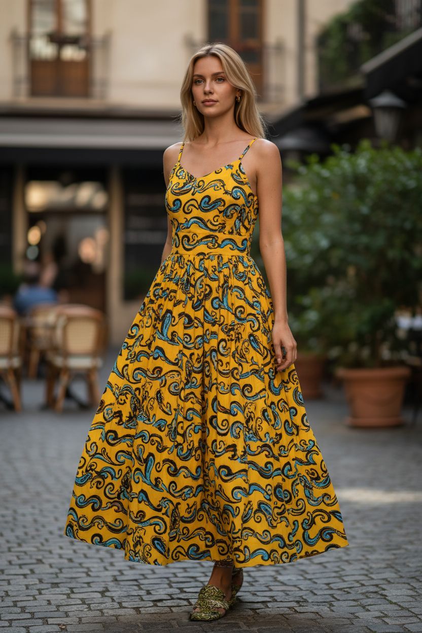 Sukienka afrykańska Aneho