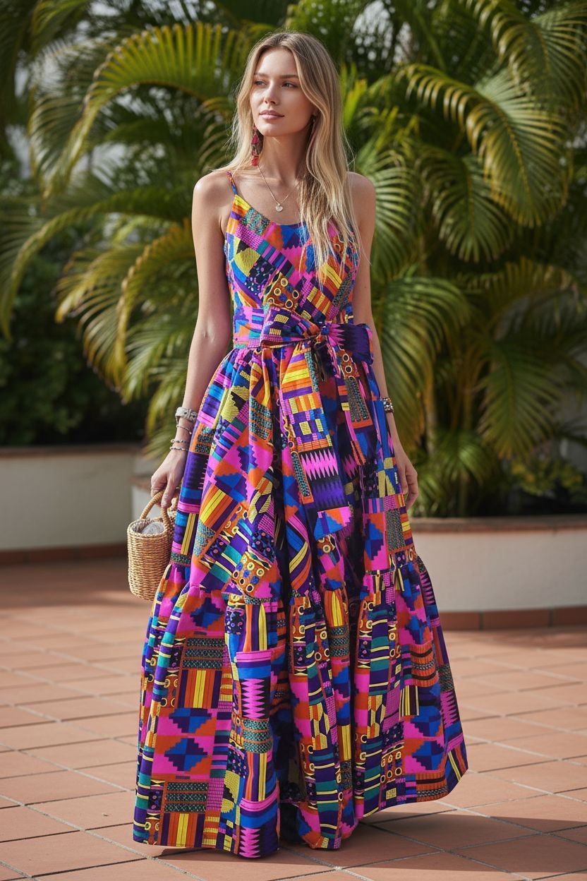 Sukienka afrykańska Lome