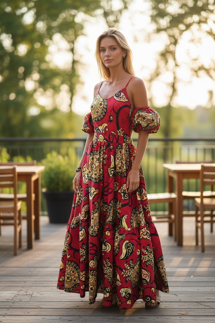 Sukienka afrykańska Togo