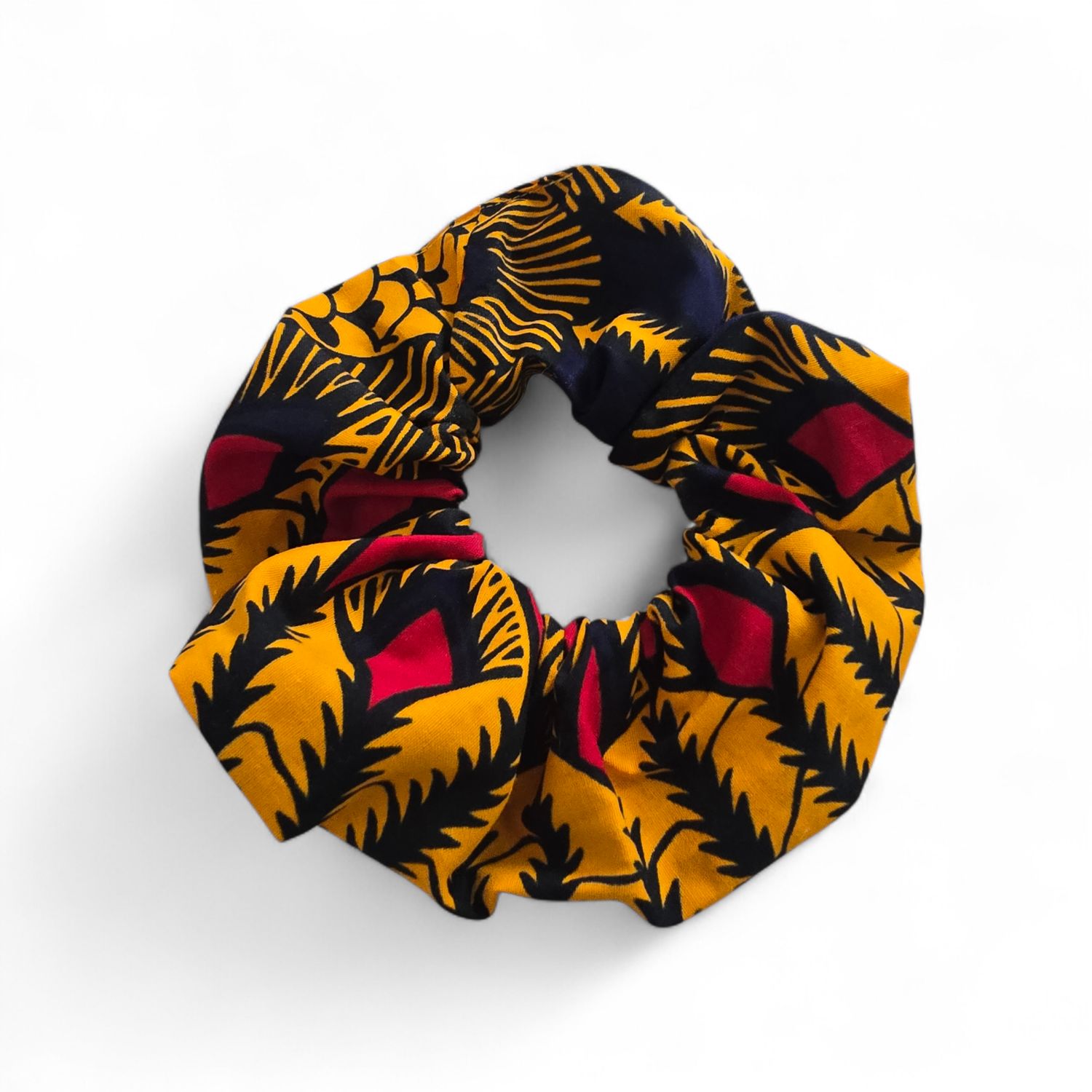Gumka do włosów scrunchie afrykańska