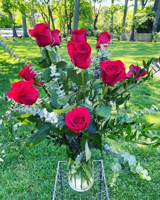 Classic Dozen Roses by Twigs Floral Design