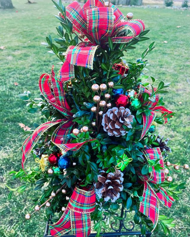 Traditional Boxwood Tree by Twigs Floral Design