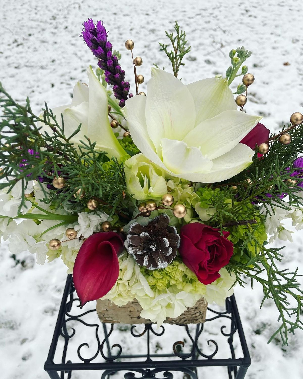 Winter Color Smash by Twigs Floral Design