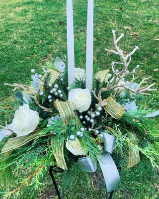 Silver and Gold by Twigs Floral Design