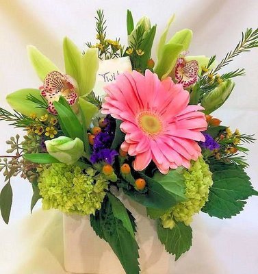 Mixed Cube by Twigs Floral Design