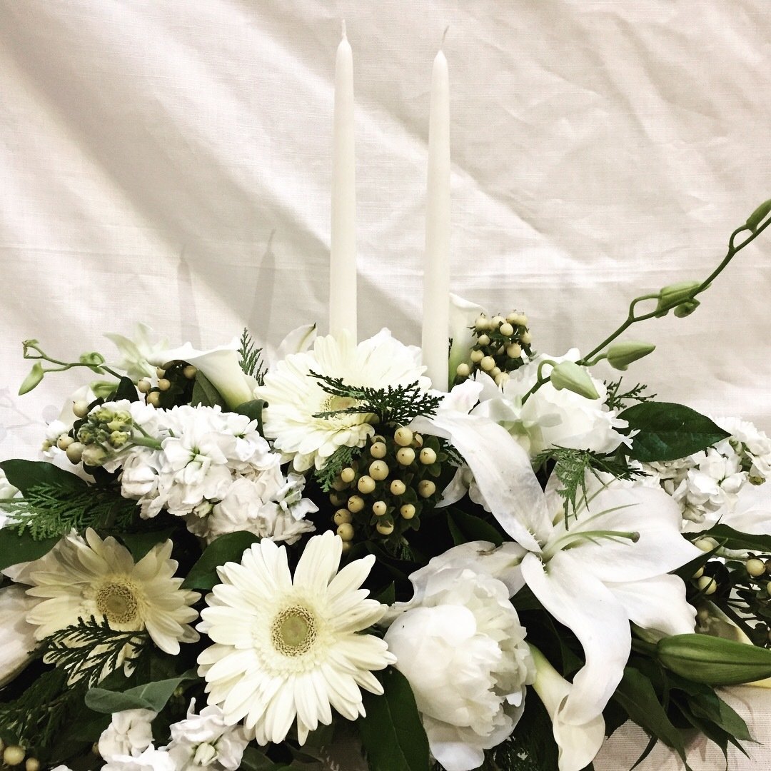 White, Clean and Neat by Twigs Florist
