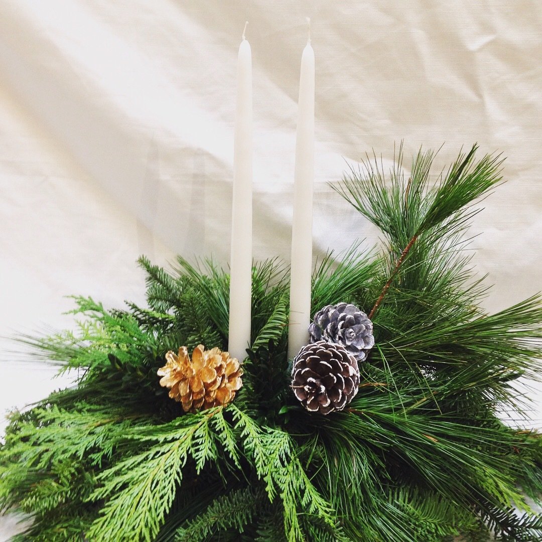"Build Your Own Christmas Centerpiece" by Twigs Florist