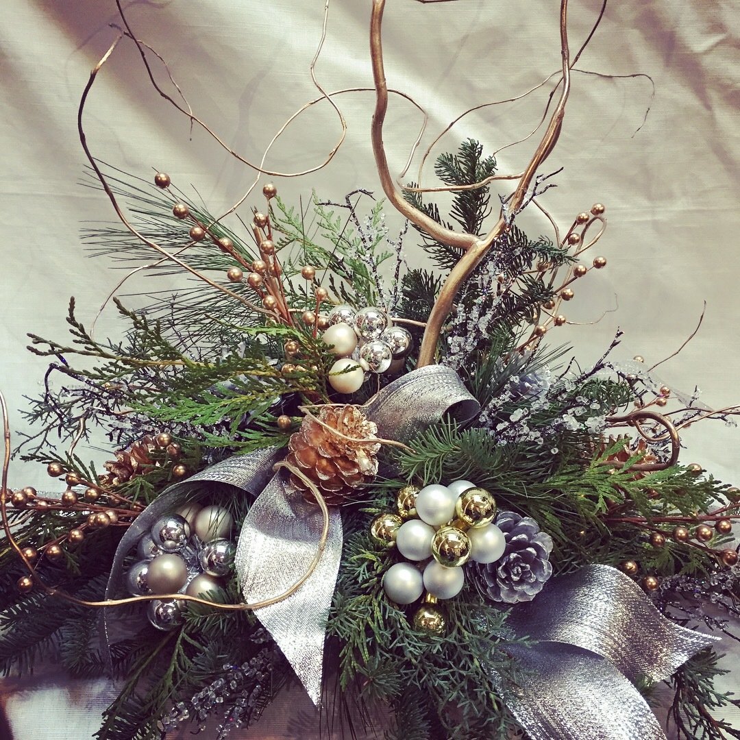 Silver and Gold by Twigs Floral Design