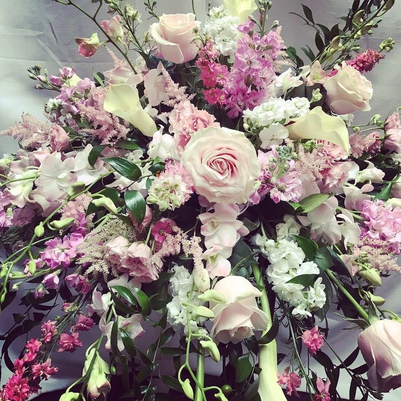 &quot;Juliette&quot; Casket Spray by Twigs Floral Design