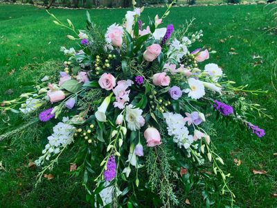 Faith - Casket Spray by Twigs Floral Design