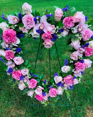 "Jo Jo" Open Heart  by Twigs Floral Design