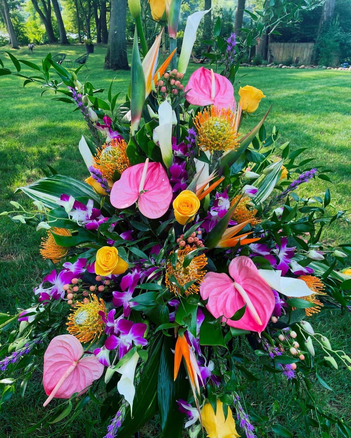Tropique - Urn Arrangement by Twigs Floral Design