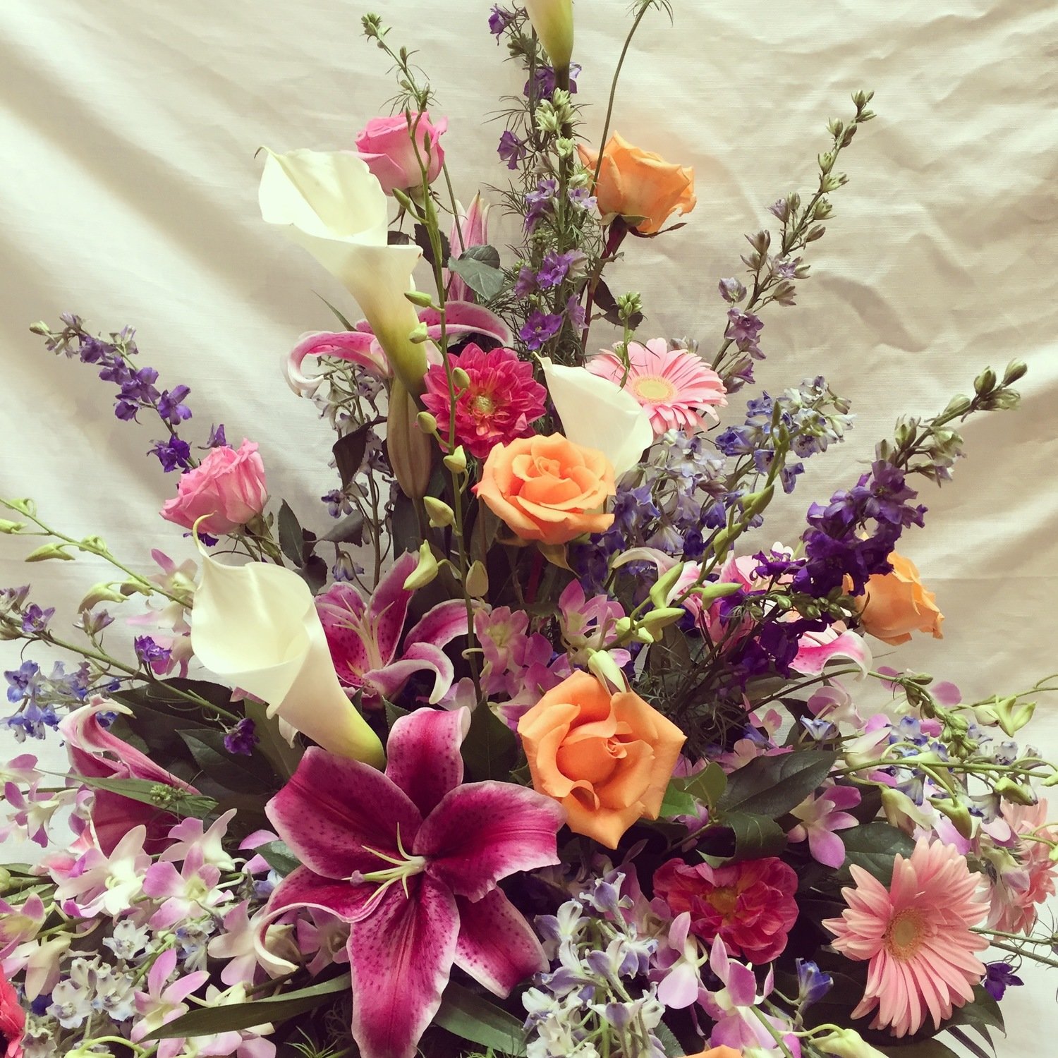 Feminine Garden - Urn Arrangement by Twigs Floral Design