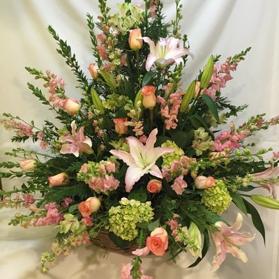 Feminine Fireside - Urn Arrangement by Twigs Floral Design