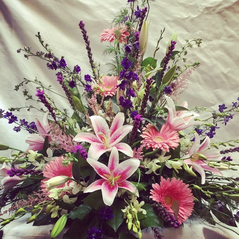 Feminine Dream - Urn Arrangement by Twigs Floral Design